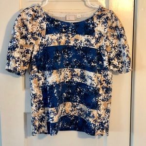 Multicolored top Anthropologie 9 h15 stcl- size S